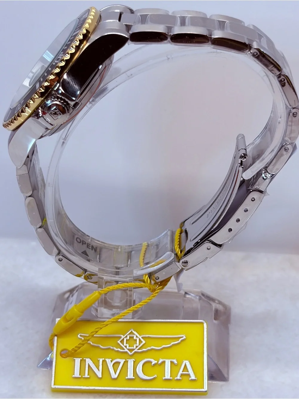 Invicta Pro Diver 40mm Automatic Mens Watch - Two tone With Champagne Dial